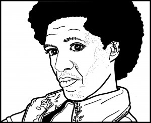 Lemn Sissay illustration with border - Suzana Ceallais April 2013