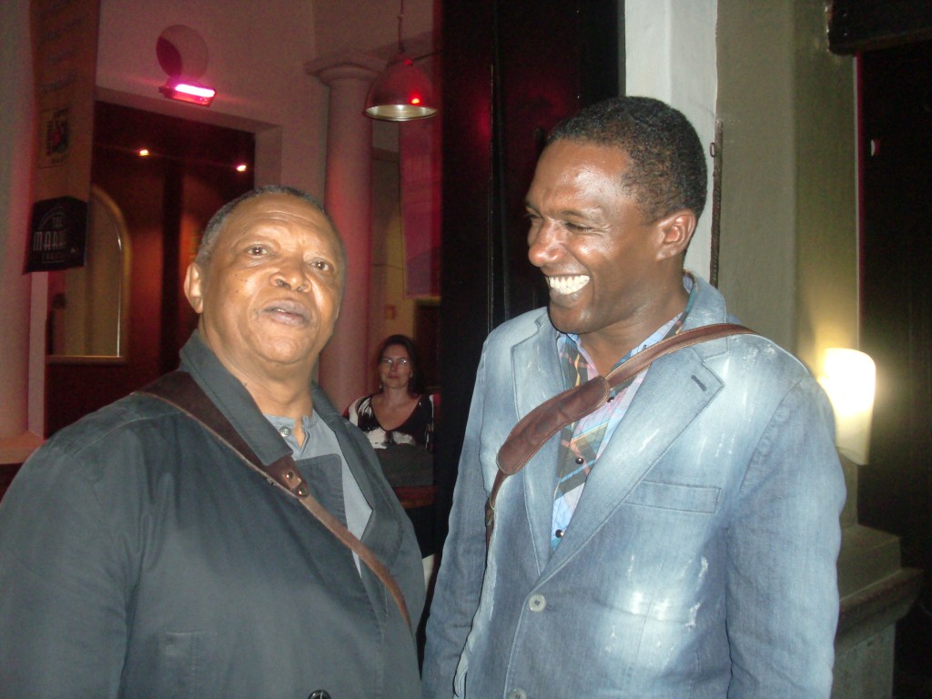 Hugh Masekella and I in SOuth Africa 2010